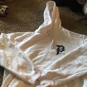 White Primitive Hoodie